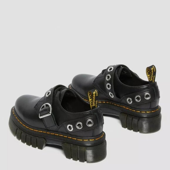 Audrick Hardware Leather Platform Oxford Shoes in Black - RARE - Picture 5 of 16